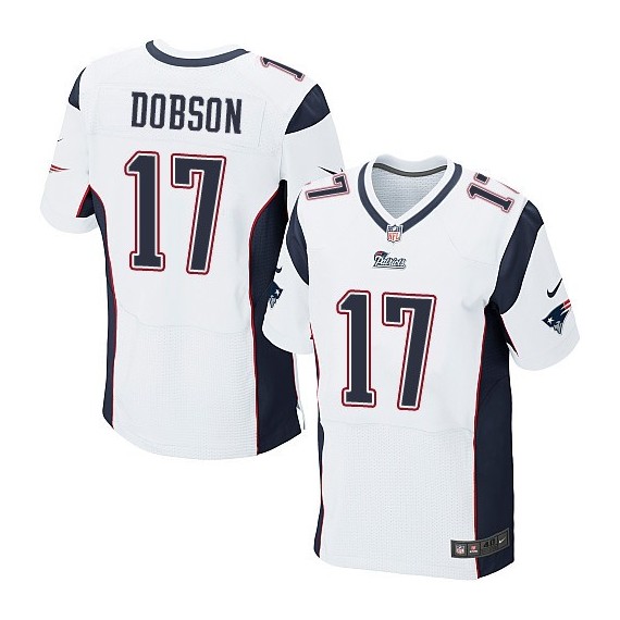 New England Patriots Aaron Dobson Official Nike White Elite Adult Road NFL Jersey