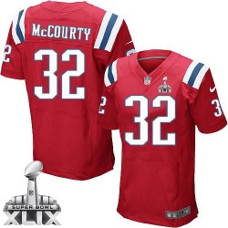 New England Patriots Devin McCourty Official Nike Red Elite Adult Alternate Super Bowl XLIX NFL Jersey