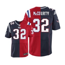 New England Patriots Devin McCourty Official Nike Two Tone Elite Adult Team/Alternate NFL Jersey