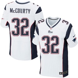 New England Patriots Devin McCourty Official Nike White Elite Adult Road NFL Jersey