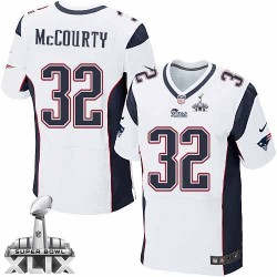 New England Patriots Devin McCourty Official Nike White Elite Adult Road Super Bowl XLIX NFL Jersey