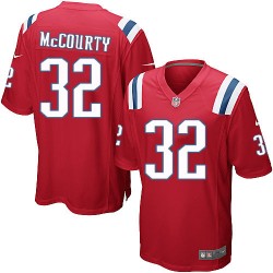 New England Patriots Devin McCourty Official Nike Red Game Adult Alternate NFL Jersey