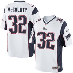 New England Patriots Devin McCourty Official Nike White Limited Adult Road NFL Jersey
