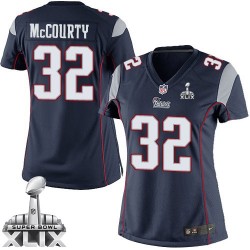New England Patriots Devin McCourty Official Nike Navy Blue Limited Women's Home Super Bowl XLIX NFL Jersey
