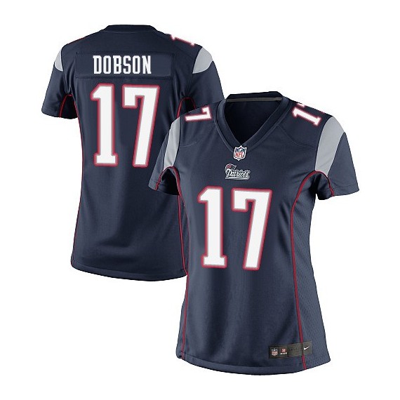 New England Patriots Aaron Dobson Official Nike Navy Blue Elite Women's Home NFL Jersey
