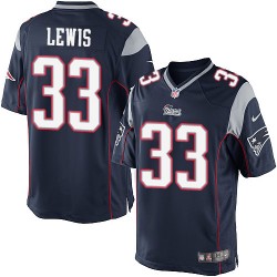 New England Patriots Dion Lewis Official Nike Navy Blue Limited Youth Home NFL Jersey