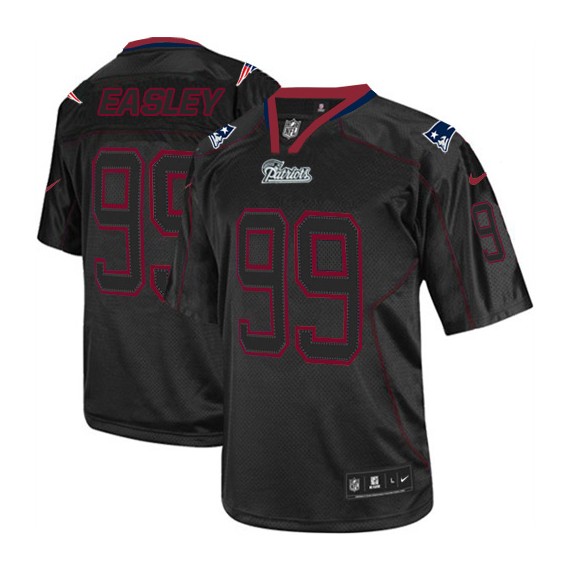 New England Patriots Dominique Easley Official Nike Lights Out Black Game Adult NFL Jersey