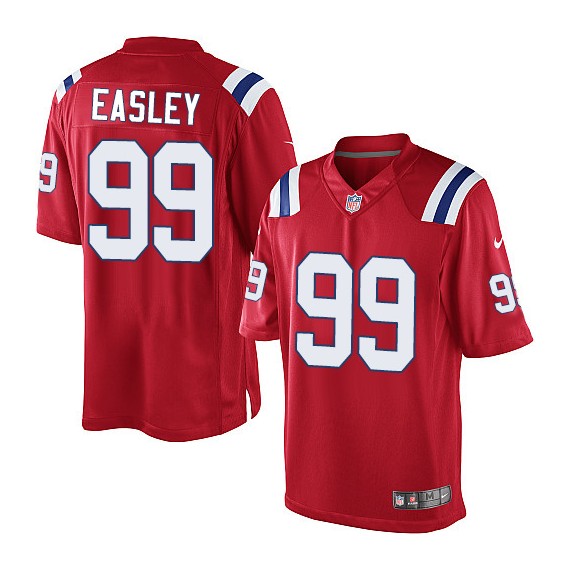 New England Patriots Dominique Easley Official Nike Red Limited Adult Alternate NFL Jersey
