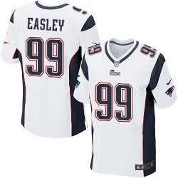 New England Patriots Dominique Easley Official Nike White Elite Adult Road NFL Jersey