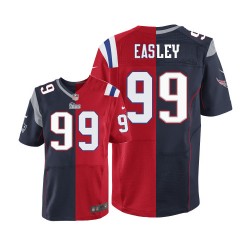 New England Patriots Dominique Easley Official Nike Two Tone Limited Adult Team/Alternate NFL Jersey