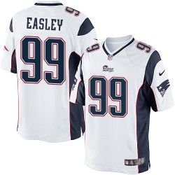 New England Patriots Dominique Easley Official Nike White Limited Adult Road NFL Jersey