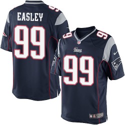 New England Patriots Dominique Easley Official Nike Navy Blue Elite Youth Home NFL Jersey