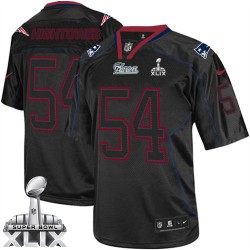 New England Patriots Dont'a Hightower Official Nike Lights Out Black Elite Adult Super Bowl XLIX NFL Jersey