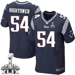 New England Patriots Dont'a Hightower Official Nike Navy Blue Elite Adult Home Super Bowl XLIX NFL Jersey