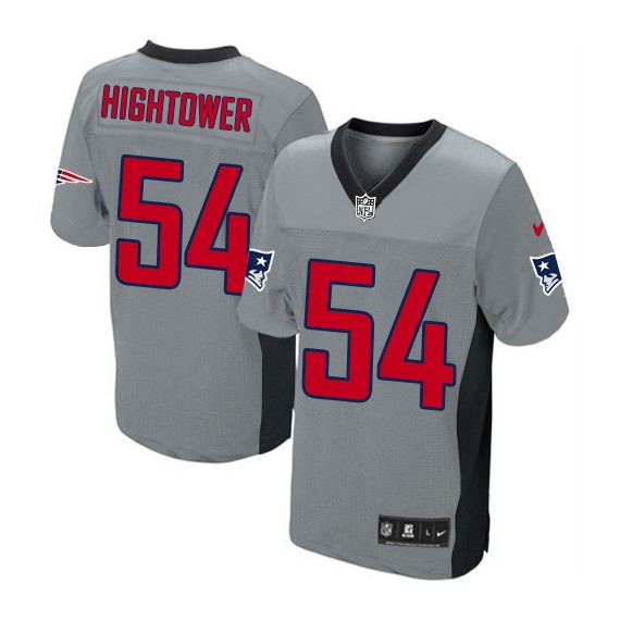 New England Patriots Dont'a Hightower Official Nike Grey Shadow Limited Adult NFL Jersey