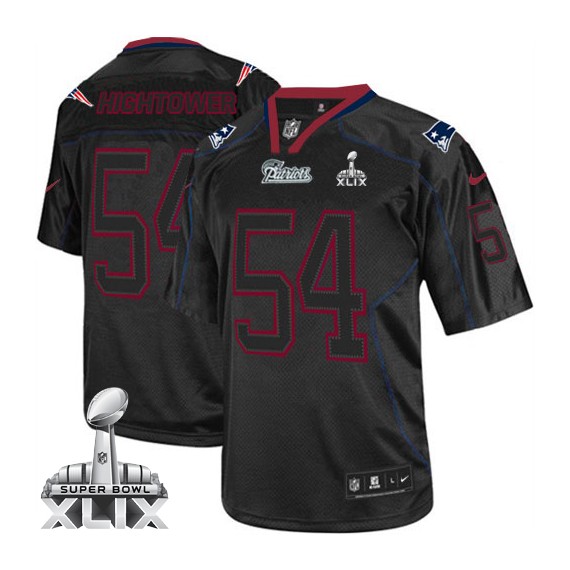 New England Patriots Dont'a Hightower Official Nike Lights Out Black Limited Adult Super Bowl XLIX NFL Jersey