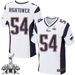 New England Patriots Dont'a Hightower Official Nike White Elite Adult Road Super Bowl XLIX NFL Jersey