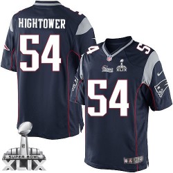 New England Patriots Dont'a Hightower Official Nike Navy Blue Limited Adult Home Super Bowl XLIX NFL Jersey