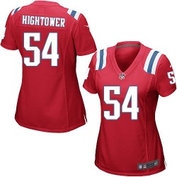 New England Patriots Dont'a Hightower Official Nike Red Game Women's Alternate NFL Jersey