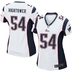 New England Patriots Dont'a Hightower Official Nike White Game Women's Road NFL Jersey