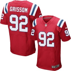 New England Patriots Geneo Grissom Official Nike Red Elite Adult Alternate NFL Jersey