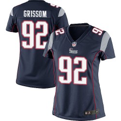 New England Patriots Geneo Grissom Official Nike Navy Blue Elite Women's Home NFL Jersey