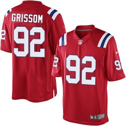 New England Patriots Geneo Grissom Official Nike Red Limited Youth Alternate NFL Jersey