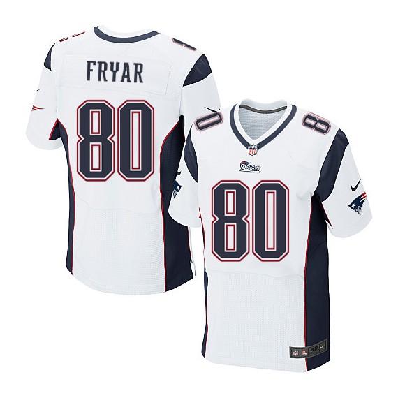 New England Patriots Irving Fryar Official Nike White Elite Adult Road NFL Jersey