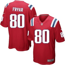 New England Patriots Irving Fryar Official Nike Red Elite Youth Alternate NFL Jersey