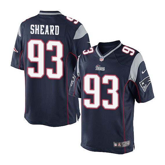 New England Patriots Jabaal Sheard Official Nike Navy Blue Limited Adult Home NFL Jersey