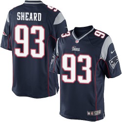 New England Patriots Jabaal Sheard Official Nike Navy Blue Elite Youth Home NFL Jersey