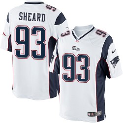 New England Patriots Jabaal Sheard Official Nike White Limited Youth Road NFL Jersey